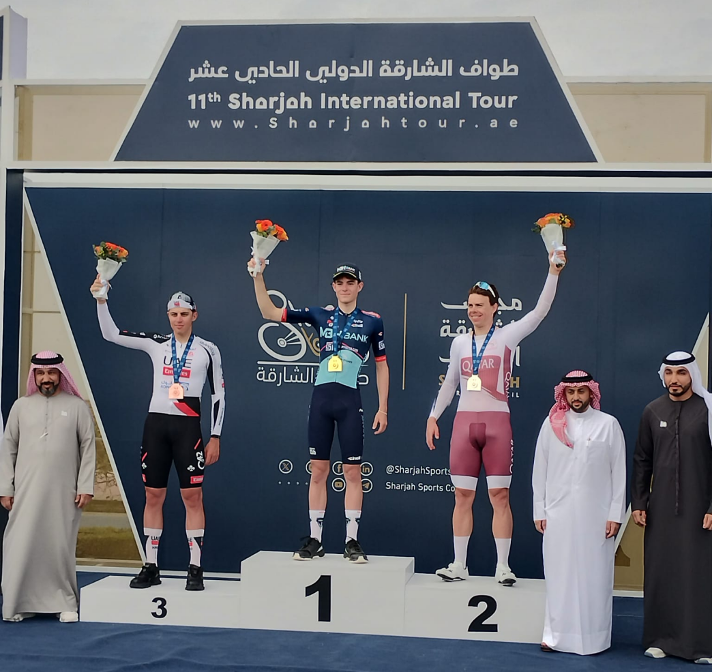 Nespoli Wins Tour of Sharjah Time Trial as Pro Team Rides on UPVINE Wheelsets