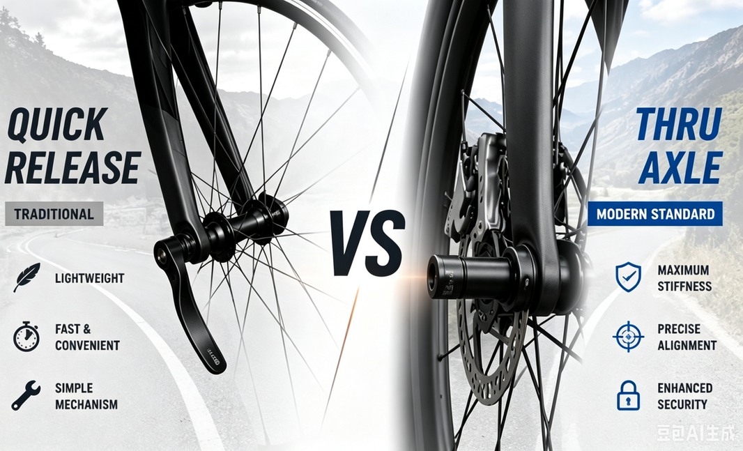 Thru Axle vs Quick Release: Which Is Better for Road Bikes?