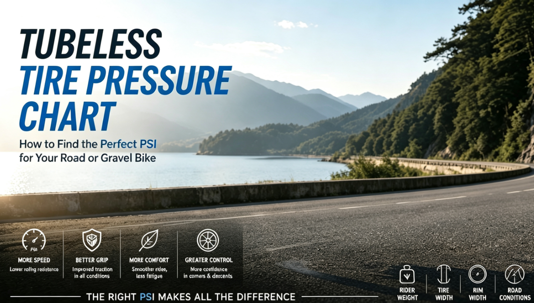 Tubeless Tire Pressure Chart: How to Find the Perfect PSI for Your Road or Gravel Bike