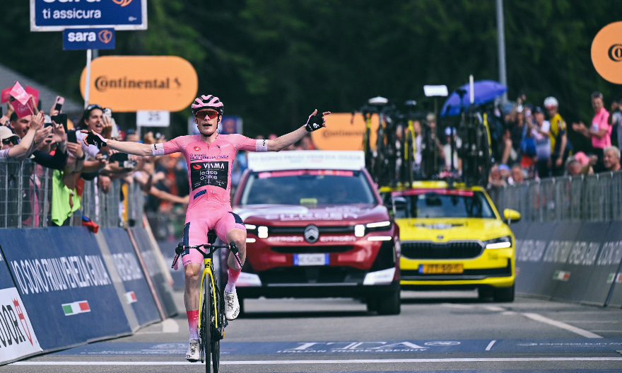 Vingegaard Claims Fourth Stage Win at Carì, Extends Maglia Rosa Lead