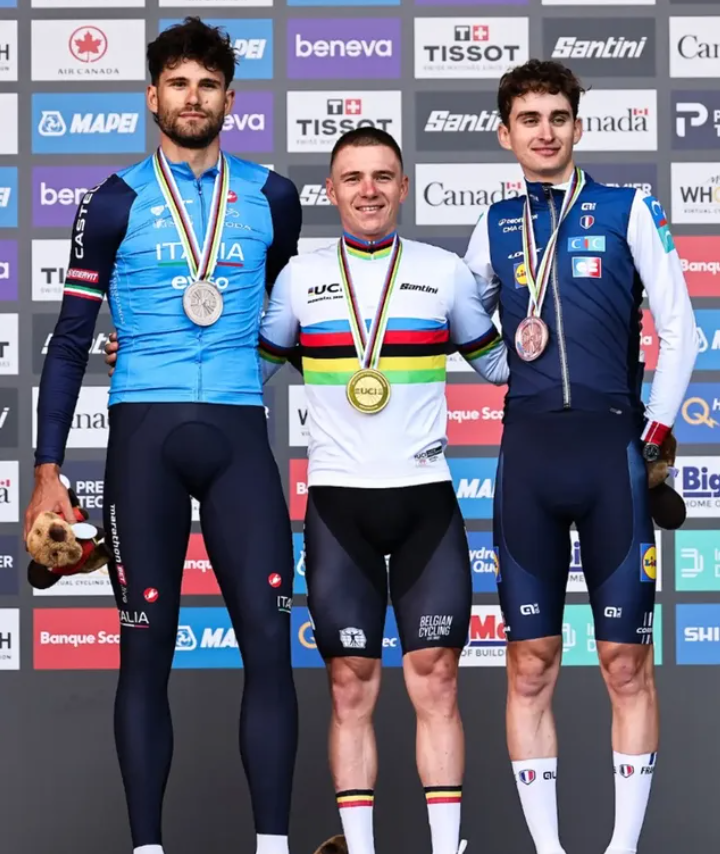 UCI road World Championship, Remco Evenepoel,Filippo Ganna,Paul Seixas