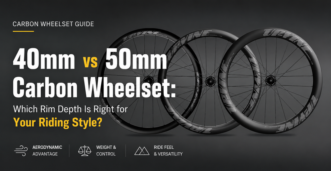 40mm vs 50mm Carbon Wheelset: Which Rim Depth Is Right for Your Riding ?