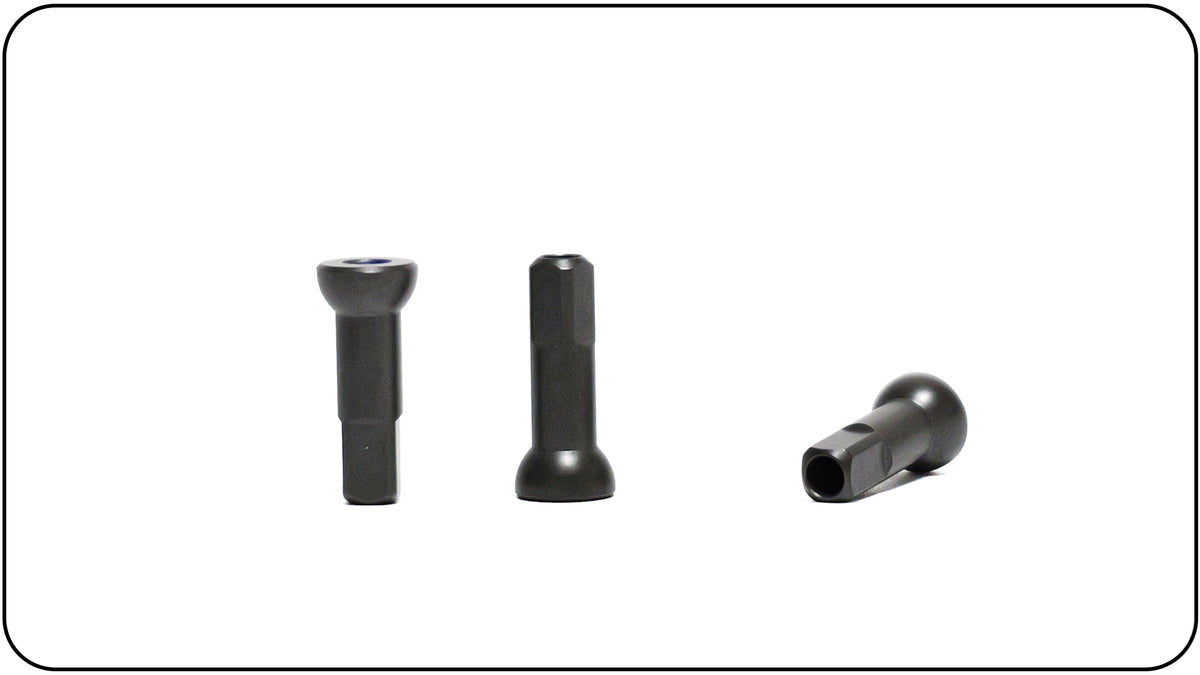 Corrosion-resistant UPVINE titanium spoke nipples