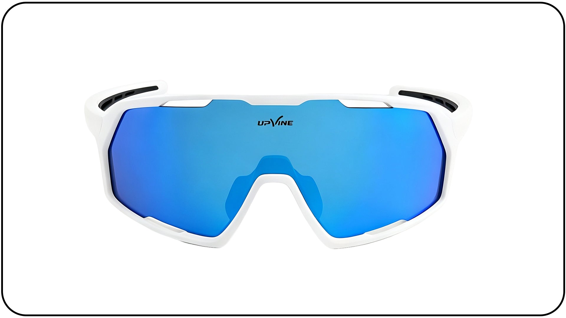 Light-adaptive lenses on UPVINE cycling glasses