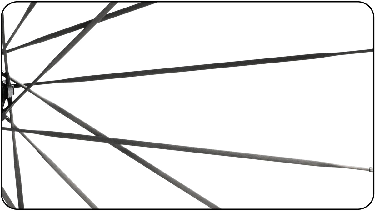 Vastride 2.0 mm aero bladed stainless steel spokes