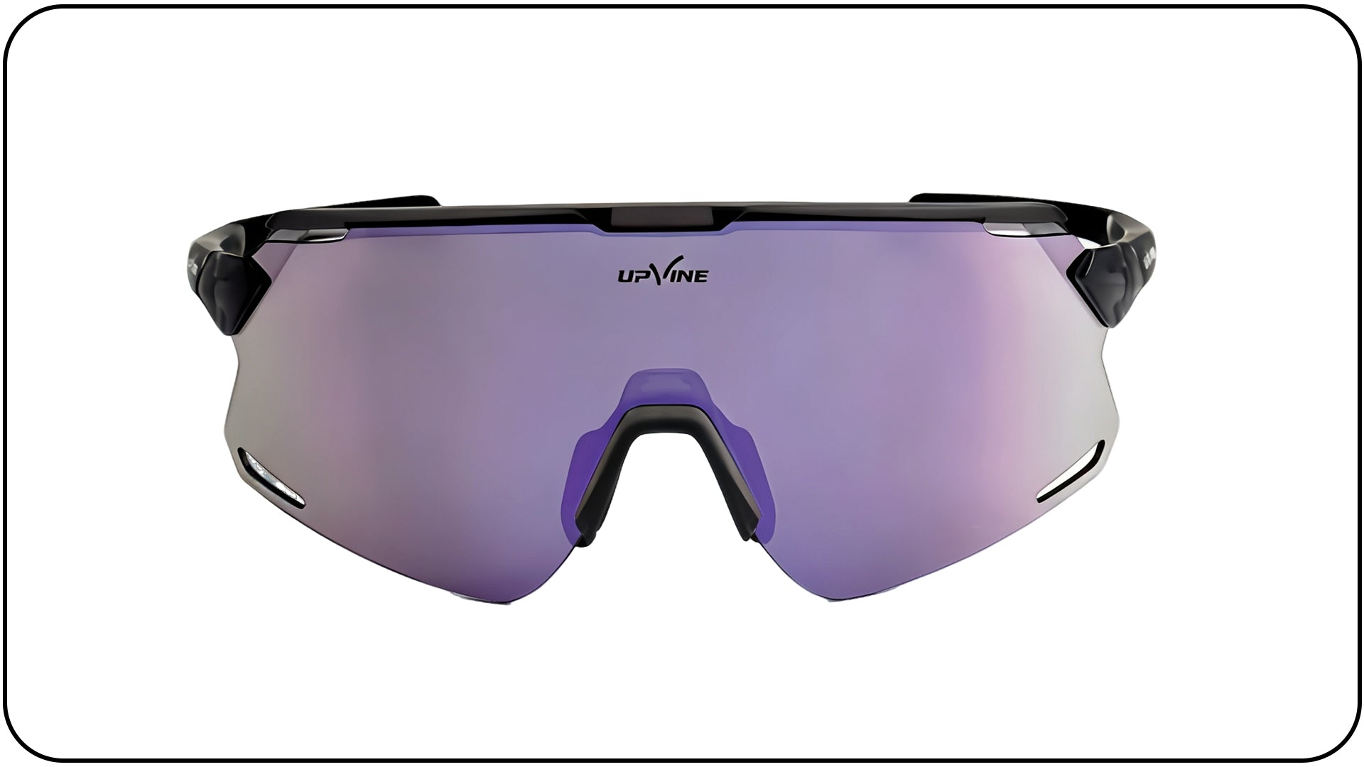 UV400 shatterproof lenses on UPVINE cycling glasses