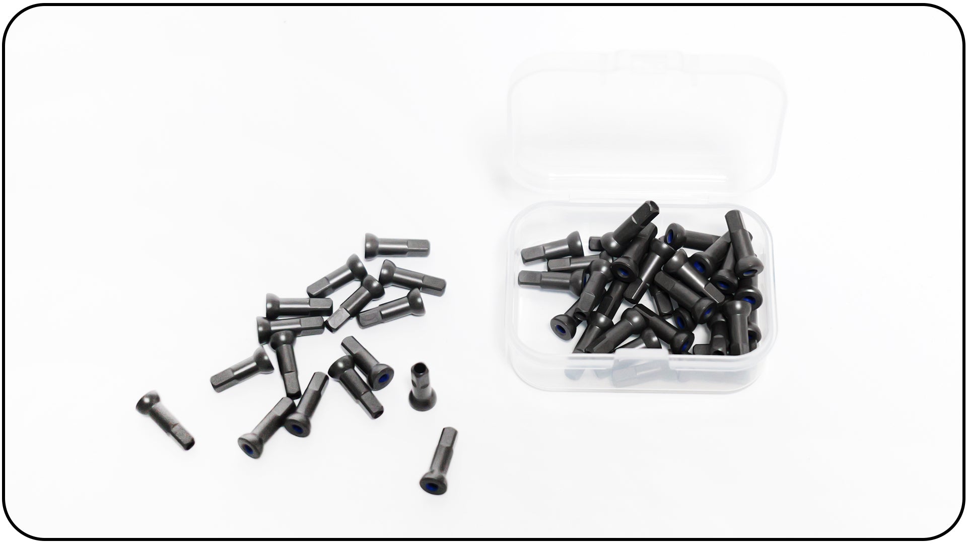 Lightweight titanium construction of UPVINE spoke nipples