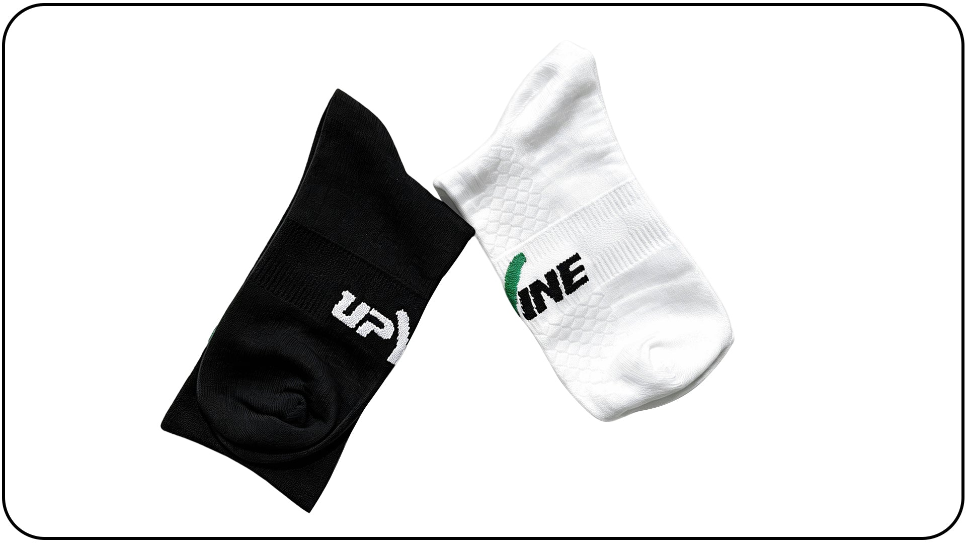 Breathable mesh upper on UPVINE cycling socks