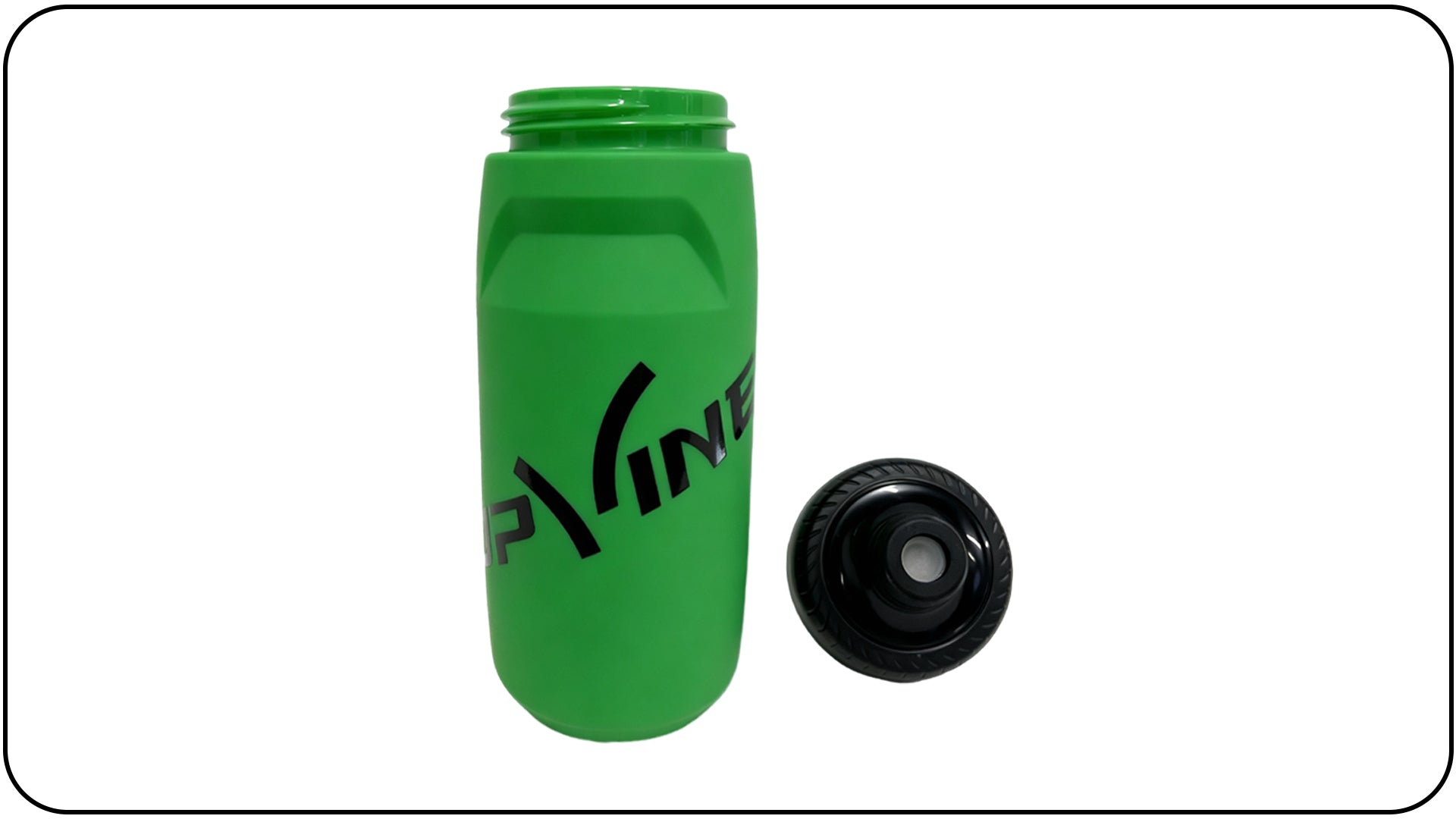 Ergonomic grip and standard cage fit of the UPVINE cycling water bottle