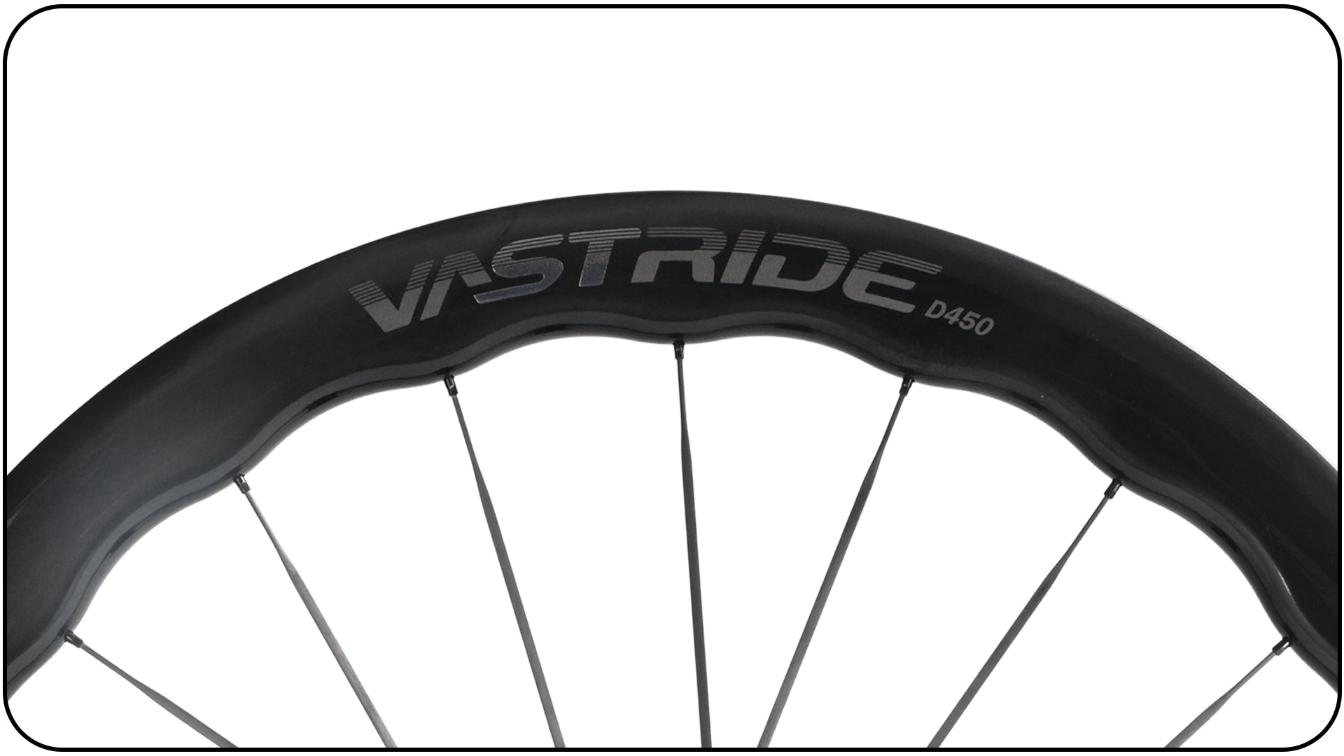 Vastride wave-shaped carbon rim aerodynamic profile