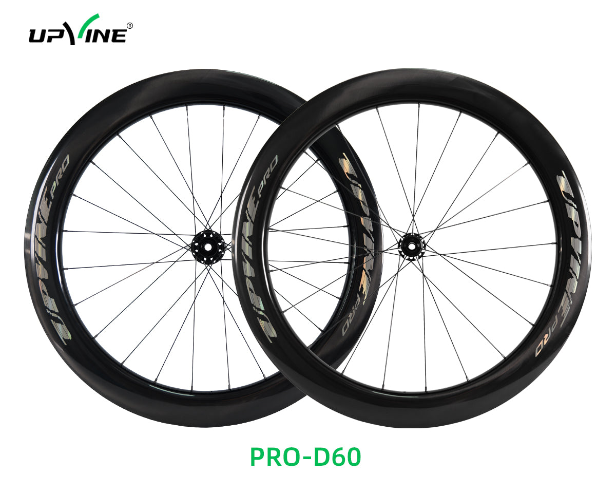UPVINE® Pro Carbon Fiber Road Bike Wheels D50 D60