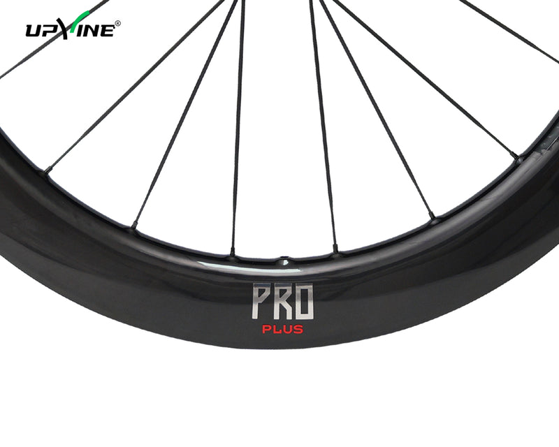 UPVINE PRO PLUS Wheelset Black Spoke Rim Detail Shots