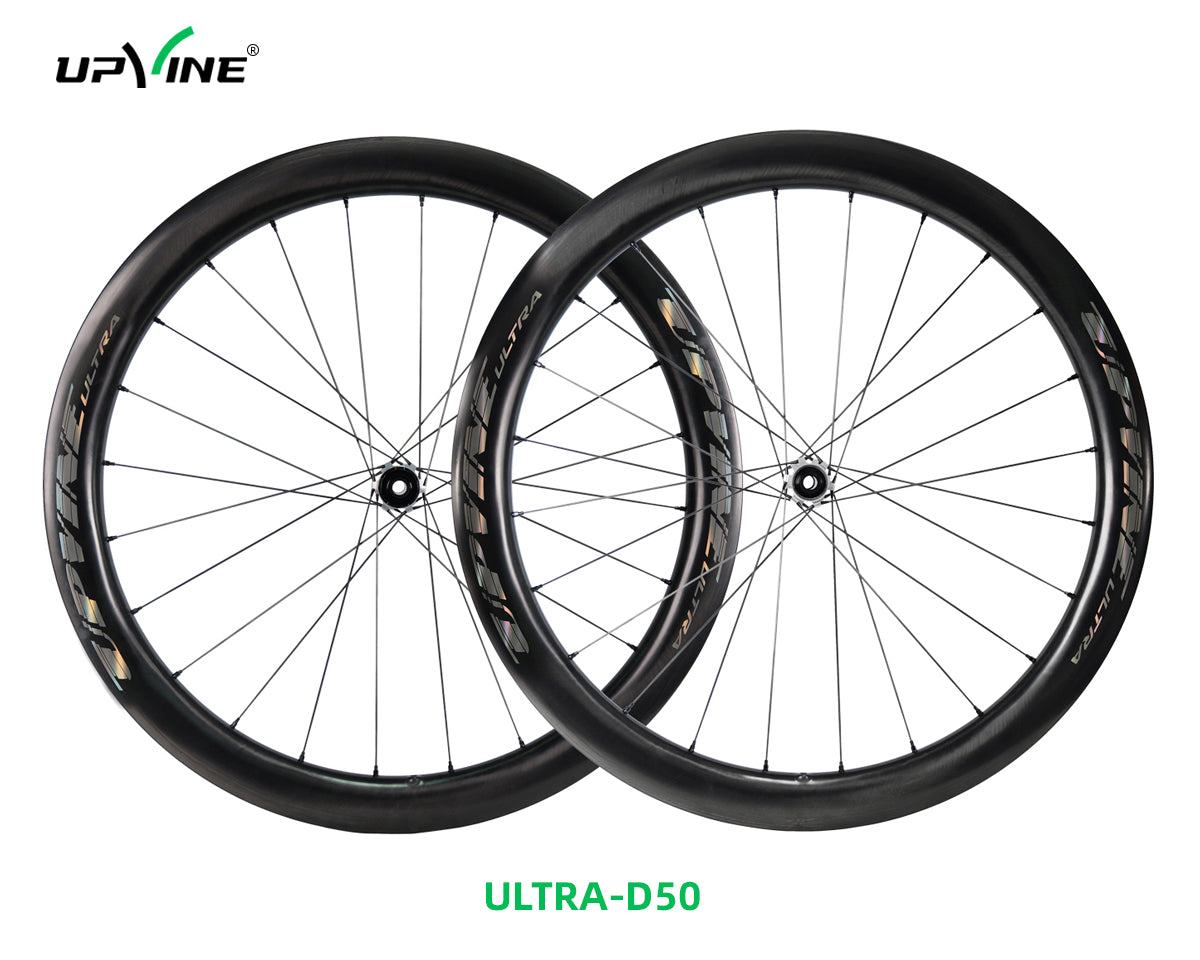 Upvine 前後ホイールセット light-c50 UPVINE® Ultra Carbon Wheelset | Sub-1000g Lightweight Climbing